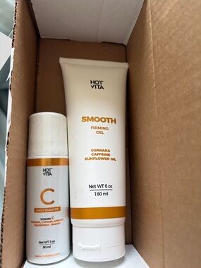 Smooth Firming Gel & Vitamin C Toner - White/Orange